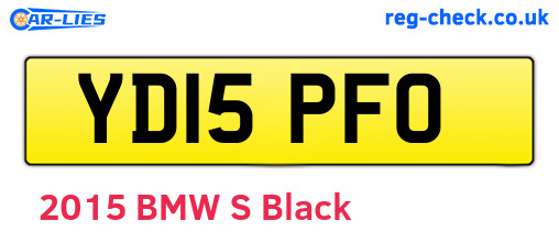 YD15PFO are the vehicle registration plates.