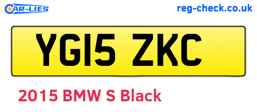 YG15ZKC are the vehicle registration plates.