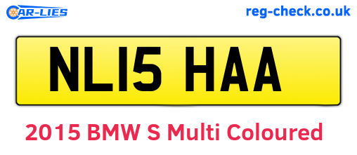 NL15HAA are the vehicle registration plates.