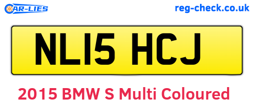 NL15HCJ are the vehicle registration plates.