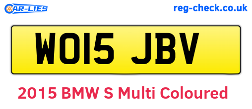 WO15JBV are the vehicle registration plates.