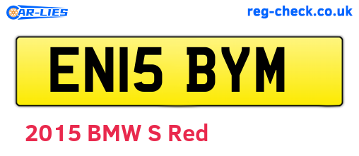 EN15BYM are the vehicle registration plates.