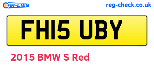FH15UBY are the vehicle registration plates.