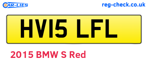 HV15LFL are the vehicle registration plates.