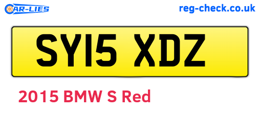 SY15XDZ are the vehicle registration plates.