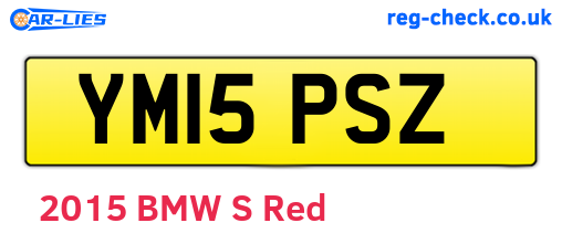 YM15PSZ are the vehicle registration plates.