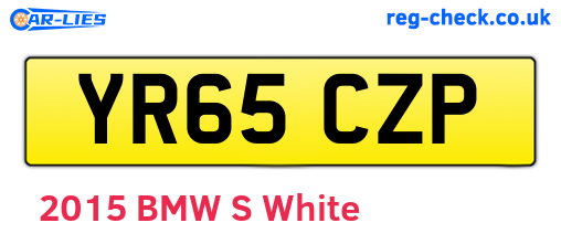 YR65CZP are the vehicle registration plates.
