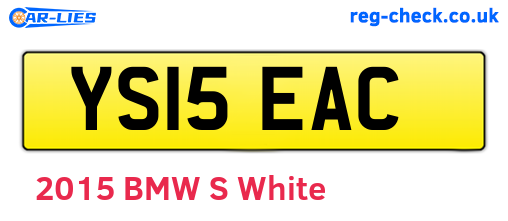 YS15EAC are the vehicle registration plates.