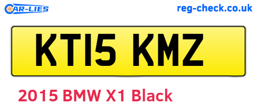 KT15KMZ are the vehicle registration plates.