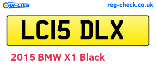 LC15DLX are the vehicle registration plates.