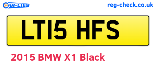 LT15HFS are the vehicle registration plates.