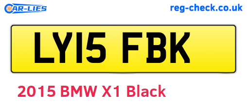 LY15FBK are the vehicle registration plates.