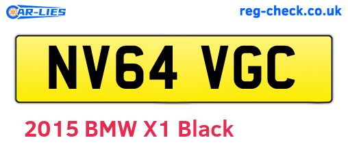 NV64VGC are the vehicle registration plates.