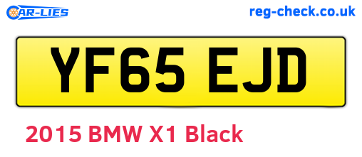 YF65EJD are the vehicle registration plates.