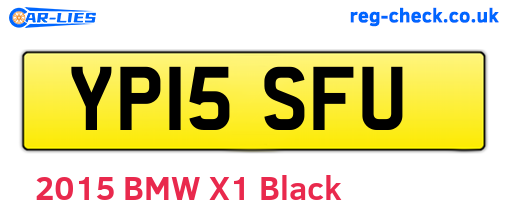 YP15SFU are the vehicle registration plates.
