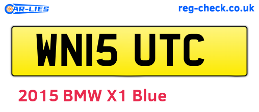 WN15UTC are the vehicle registration plates.
