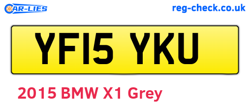 YF15YKU are the vehicle registration plates.
