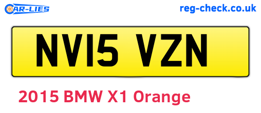 NV15VZN are the vehicle registration plates.
