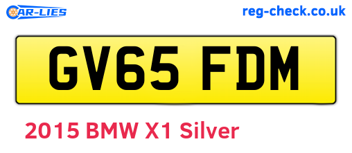 GV65FDM are the vehicle registration plates.