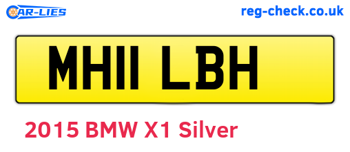 MH11LBH are the vehicle registration plates.