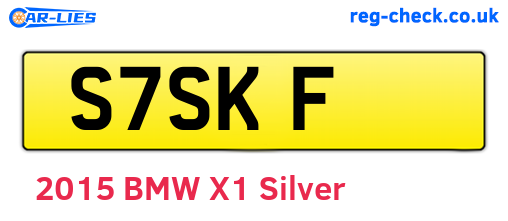 S7SKF are the vehicle registration plates.