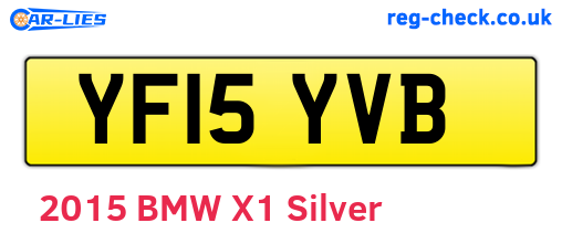 YF15YVB are the vehicle registration plates.