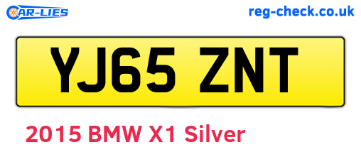 YJ65ZNT are the vehicle registration plates.