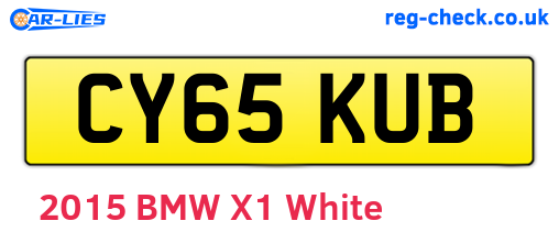 CY65KUB are the vehicle registration plates.