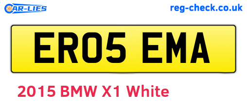ER05EMA are the vehicle registration plates.