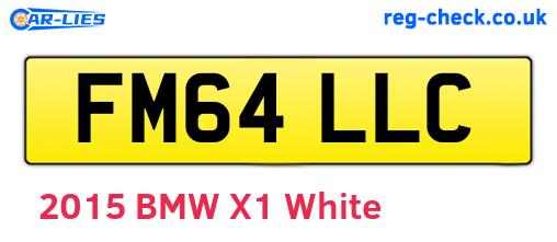 FM64LLC are the vehicle registration plates.