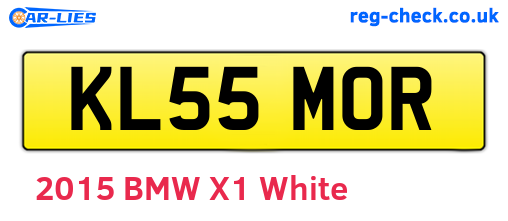 KL55MOR are the vehicle registration plates.