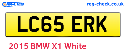 LC65ERK are the vehicle registration plates.