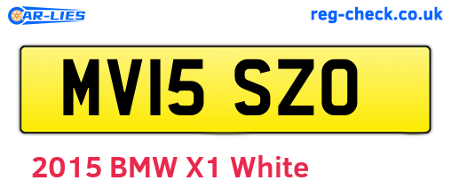 MV15SZO are the vehicle registration plates.
