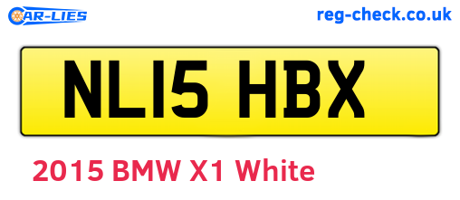 NL15HBX are the vehicle registration plates.