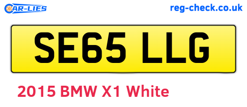 SE65LLG are the vehicle registration plates.