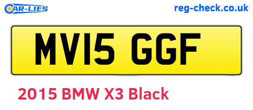 MV15GGF are the vehicle registration plates.