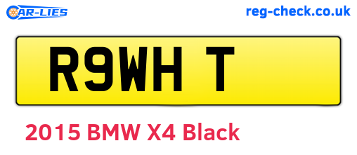 R9WHT are the vehicle registration plates.