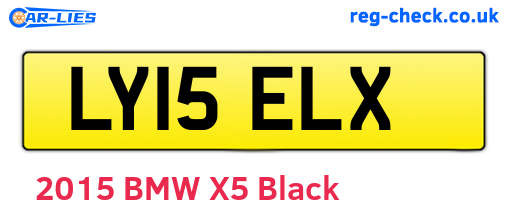 LY15ELX are the vehicle registration plates.