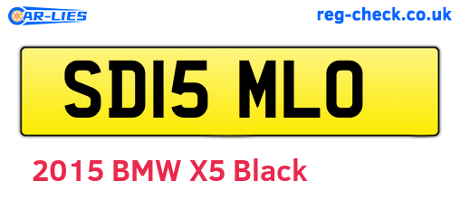 SD15MLO are the vehicle registration plates.