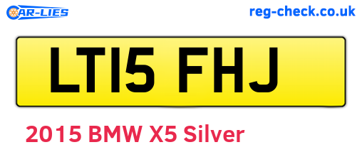 LT15FHJ are the vehicle registration plates.