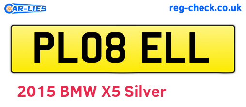 PL08ELL are the vehicle registration plates.