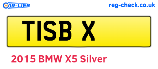 T1SBX are the vehicle registration plates.