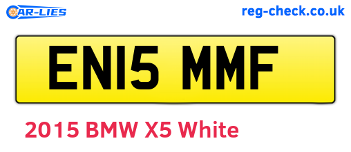 EN15MMF are the vehicle registration plates.