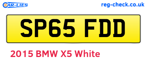 SP65FDD are the vehicle registration plates.