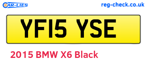 YF15YSE are the vehicle registration plates.