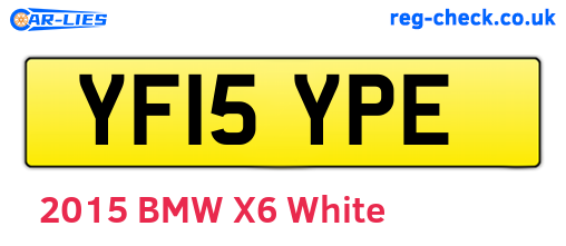 YF15YPE are the vehicle registration plates.