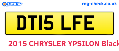 DT15LFE are the vehicle registration plates.