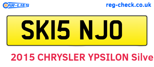 SK15NJO are the vehicle registration plates.