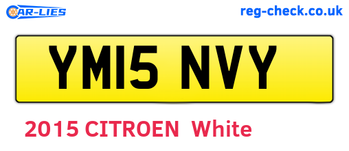 YM15NVY are the vehicle registration plates.