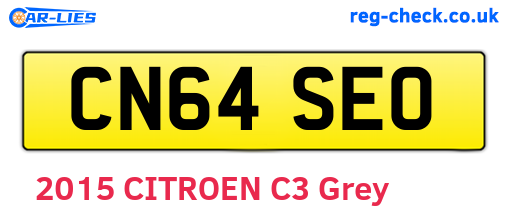 CN64SEO are the vehicle registration plates.
